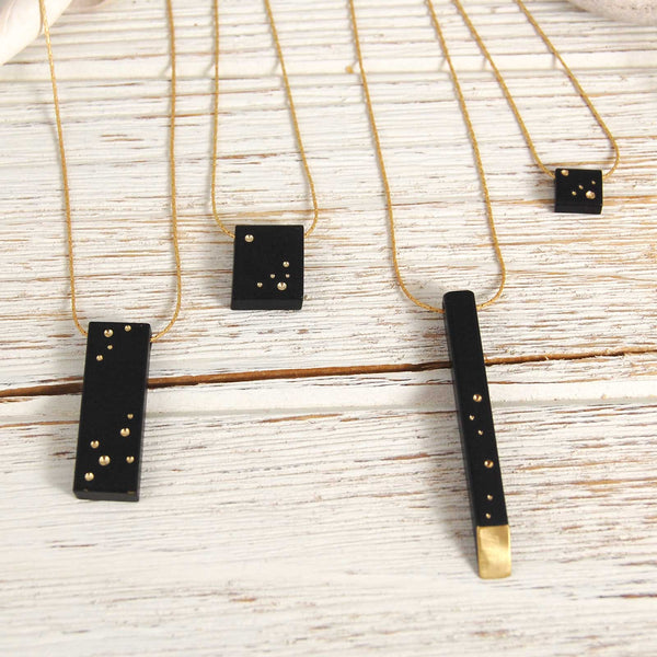 Starry Night Petite Billet Necklace